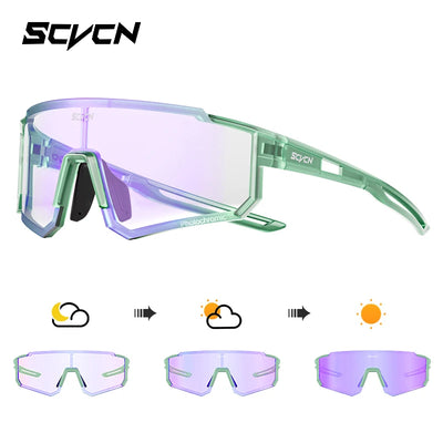 SCVCN new Outdoor Cycling Sunglasses Men MTB Bike Glasses Sports Mountain Climbing fishing Women Bicycle Cycling UV400 Goggles by Smarsty