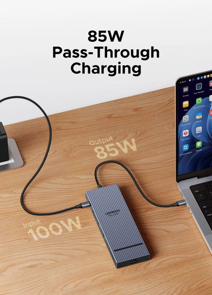 TwelveInOne USB C Hub Dual HDMI 4K120Hz Docking Station Pro
