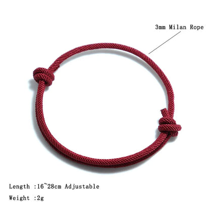 Handmade Adjustable Rope Bracelet for Men and Women - Smarsty