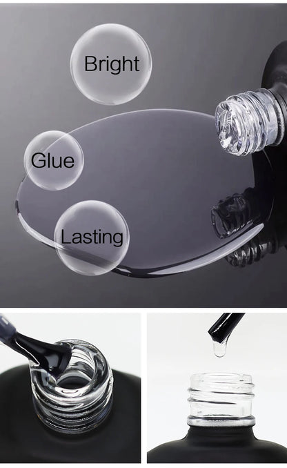 NAILCO 15ml Gel Top Coat and Base Coat for Long-Lasting Shine - Smarsty