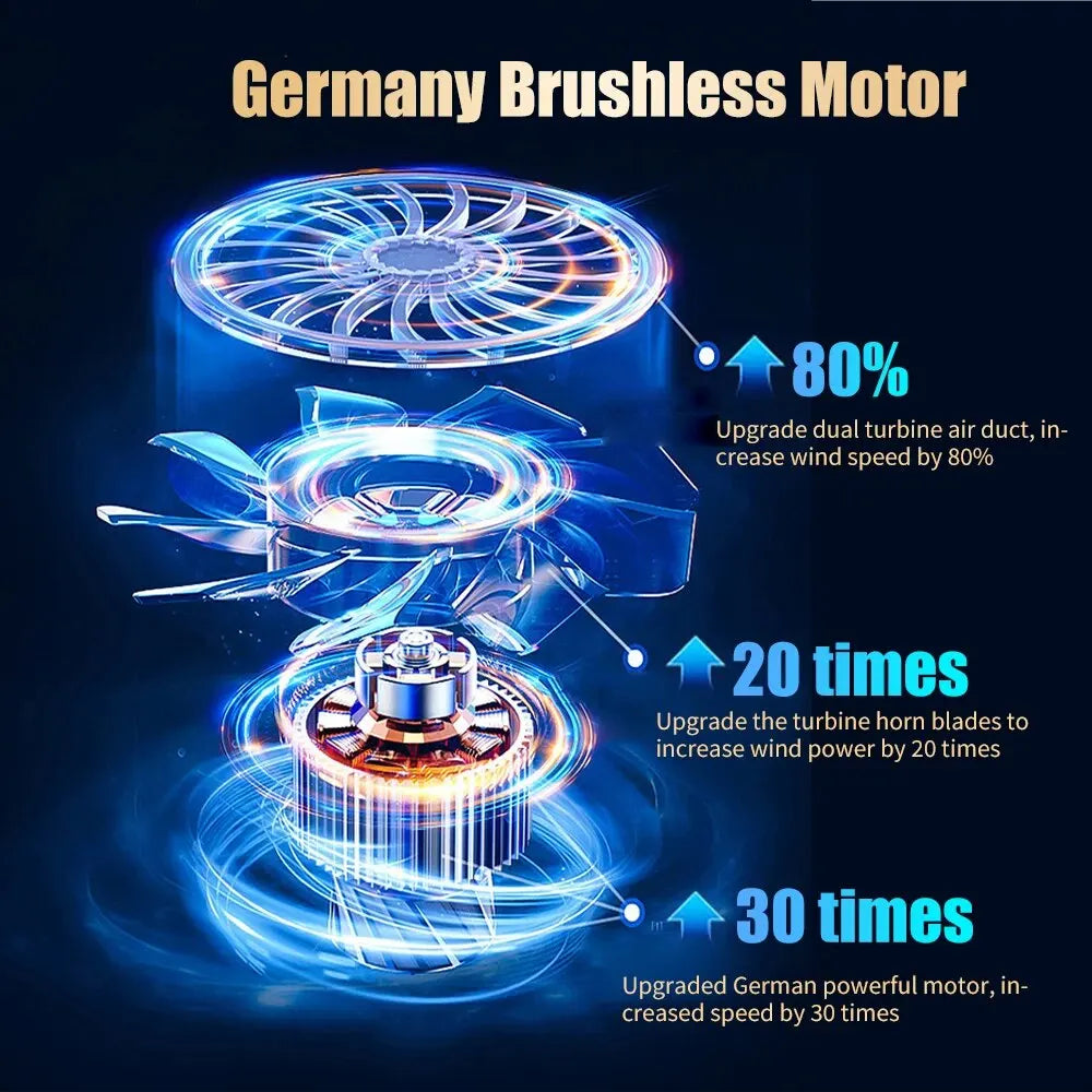 Wireless Portable Car Vacuum Cleaner With Powerful Suction - Smarsty