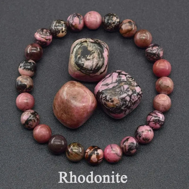 8MM Natural Epidote Zoisite Bead Bracelet for Healing - Smarsty