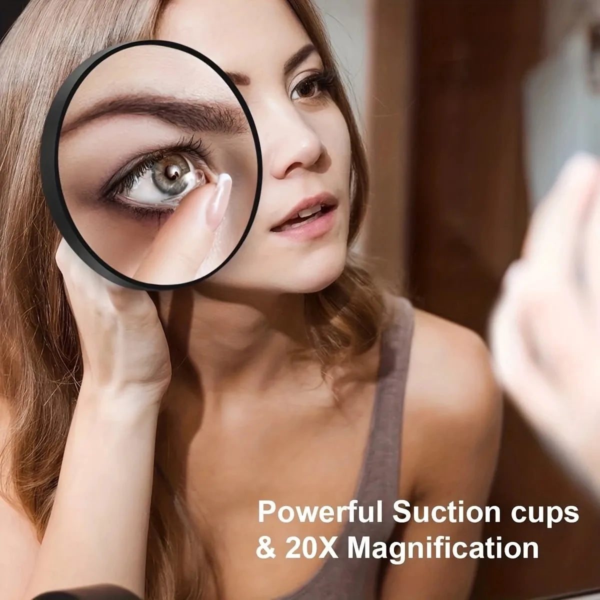 10x Magnification Bathroom Makeup Mirror with Suction Cup - Smarsty