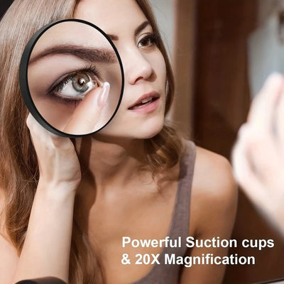 10x Magnification Bathroom Makeup Mirror with Suction Cup - Smarsty