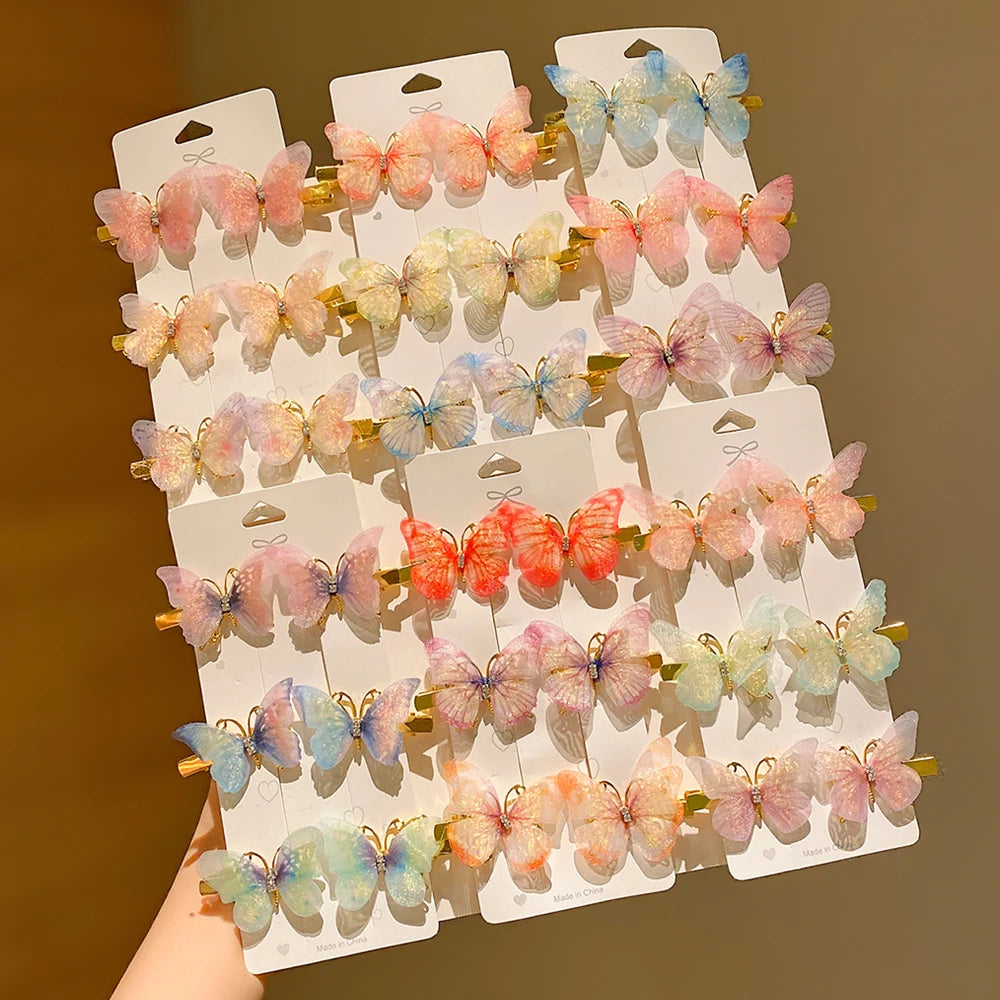 Cute Butterfly Hairpins for Girls with No-Hurt Design - Smarsty