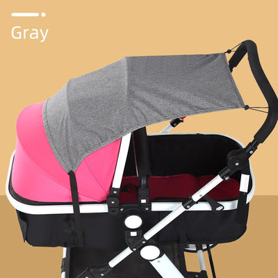 Universal Baby Stroller Accessories Sun Shade UV Protection Sunshade Carriage Canopy Cover for Prams Infants Car Seat Sun Visor by Smarsty