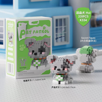 Animal Small Particle Dog Cat  Mini Building Blocks DIY Assembly Brick Sets Educational Toys for Kid 10 To 12 Year Birthday Gift - Smarsty