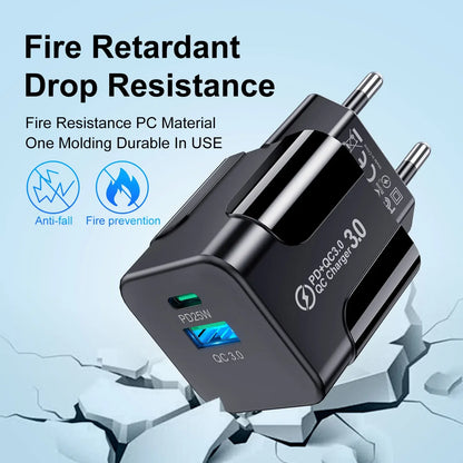 25W USB C HighEfficiency FastCharger iPhone 15 Pro Max - Smarsty