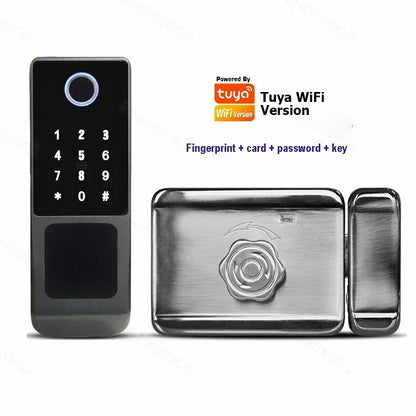 Waterproof Smart Door Lock with Bluetooth and WiFi Control - Smarsty