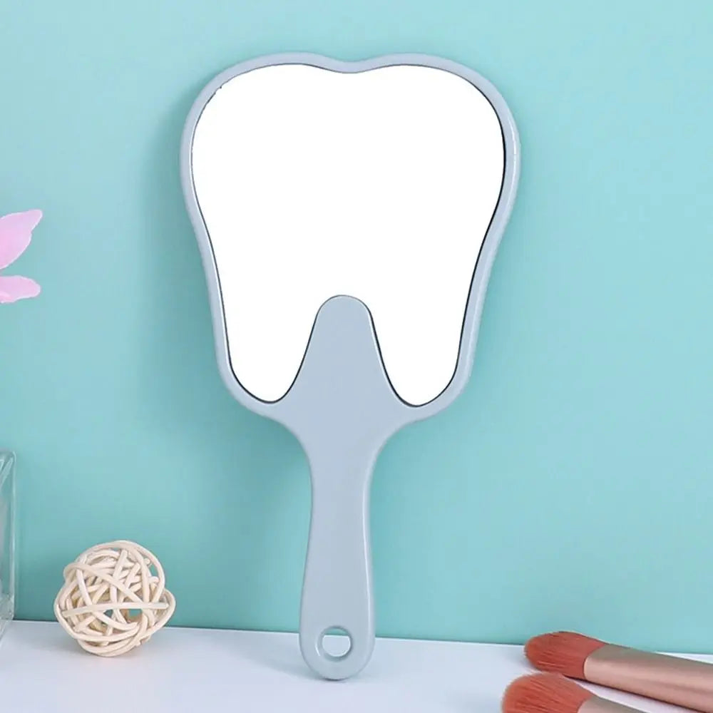 Tooth Shaped Handheld Mirror for Makeup and Dental Use - Smarsty