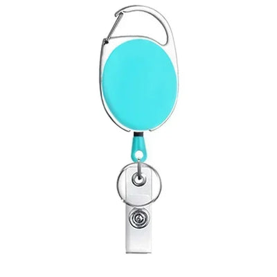 Transparent Cards Slots ID Tag Badge Holder with Badge Reel Cards Storage Organizer Employee Pass Work Card Case Sleeve - Smarsty