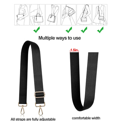 Purse Strap Handbags Crossbody Women Adjustable Replacement Bag Belt Guitar Straps Printing Detachable Sling Shoulder Strap - Smarsty