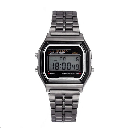 Ultra-Thin Steel Strip LED Watch with Stylish Design - Smarsty