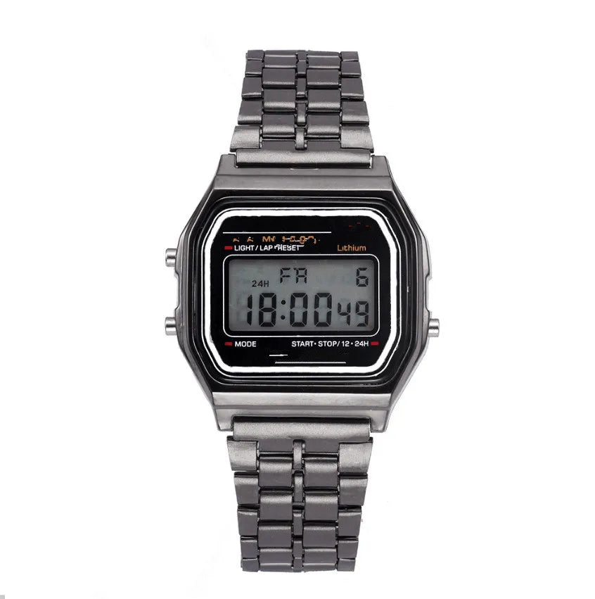 Ultra-Thin Steel Strip LED Watch with Stylish Design - Smarsty