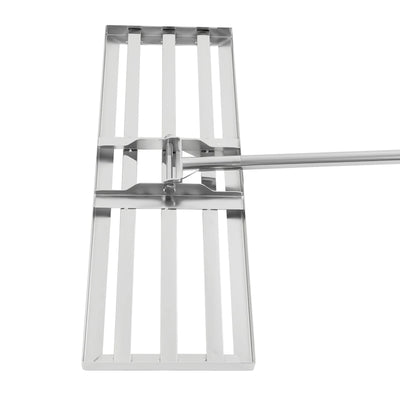 Professional Lawn Leveling Rake Soil Lawn Rake Adjustable 50-180cm Handle 180° Rotation for Perfect Turf & Green Grass