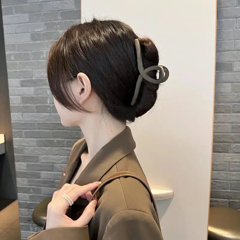 Large Matte Hair Claw Clips For Women Strong Hold Comfort - Smarsty