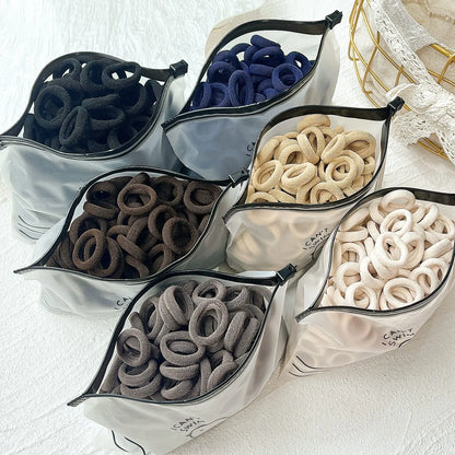 Kids Colorful Elastic Hair Bands Soft Non Slip Scrunchies - Smarsty