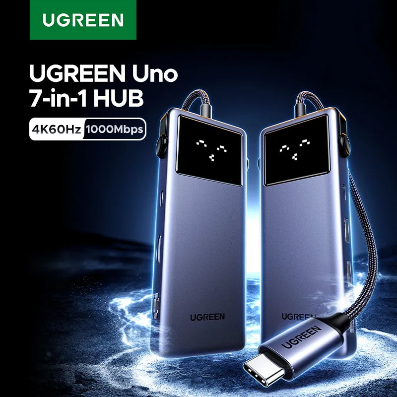 USB C Hub With 4K HDMI And Gigabit Ethernet Docking