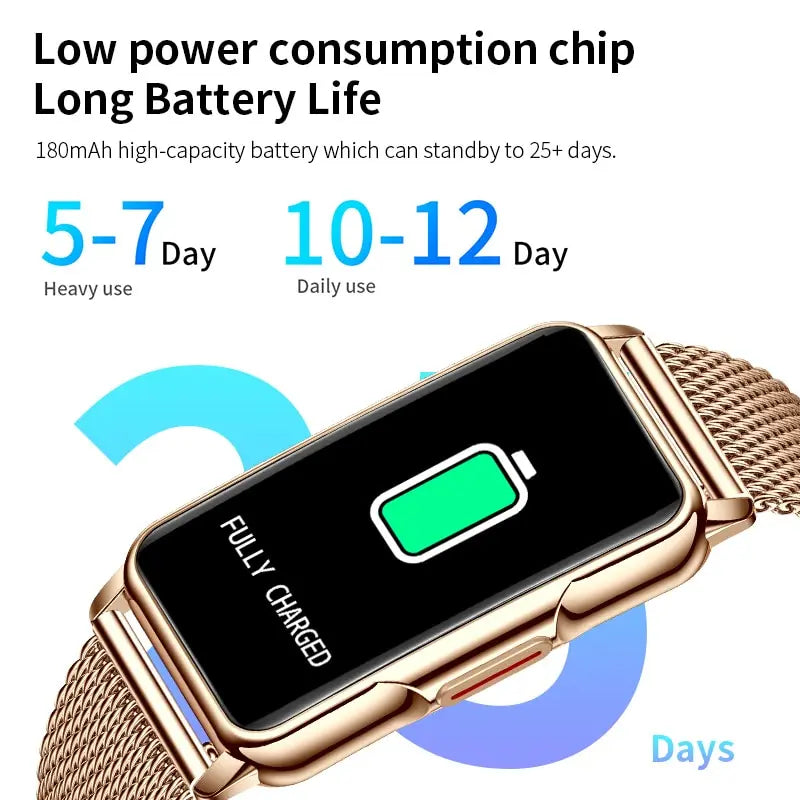 LIGE Smart Watch for Women with Full Touch Screen - Smarsty