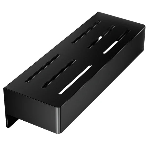 Strong Magnetic Shelves 2 Layers Black White Storage Rack Kitchen Plastic Spice Seasoning Organizer for Refrigerator Microwaves by Smarsty