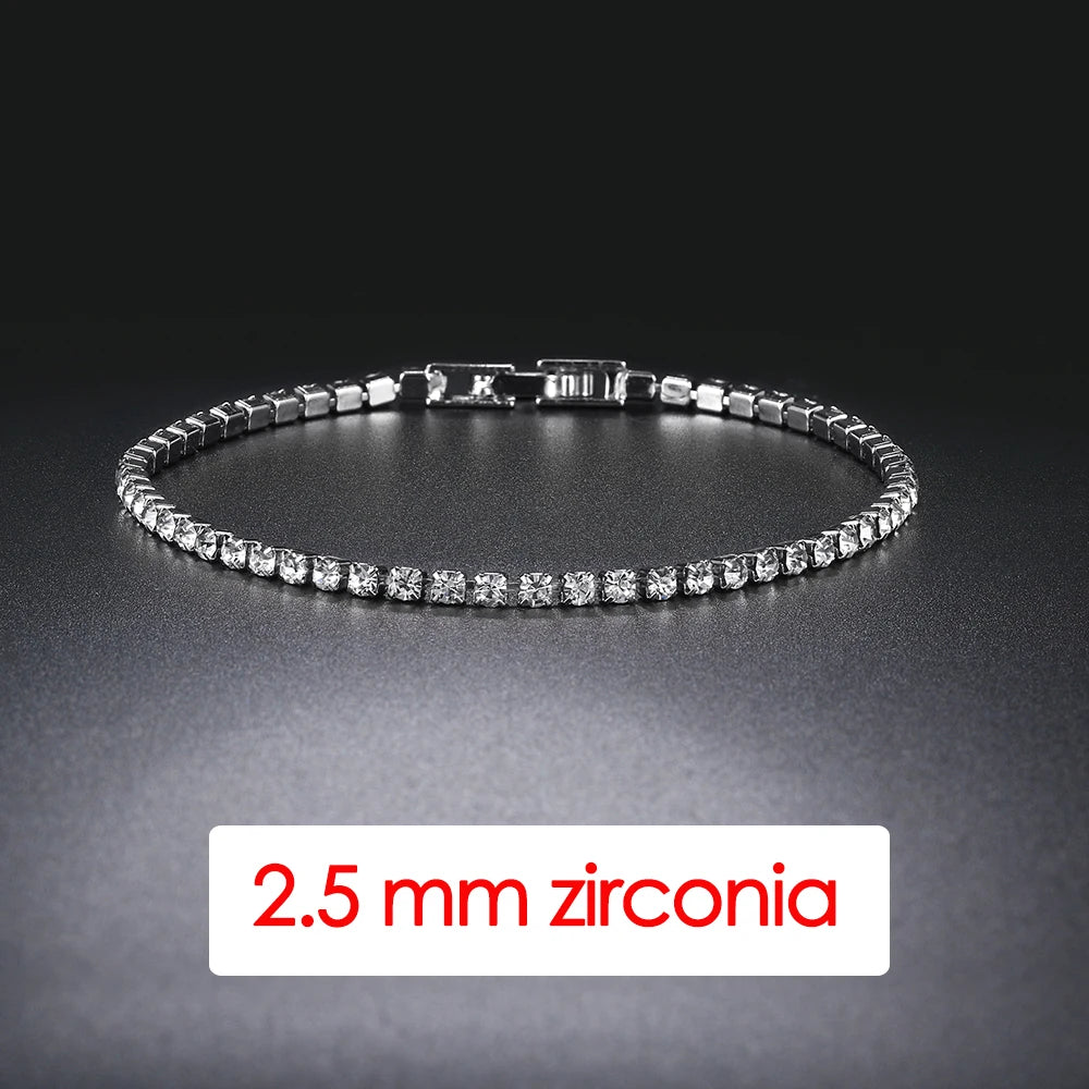 Trendy Women's Tennis Bracelet with AAA+ Cubic Zirconia - Smarsty
