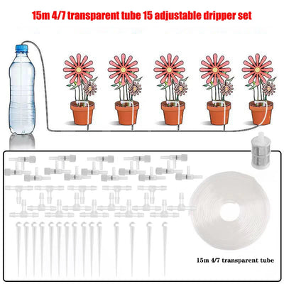 Garden Drip Irrigation Kit for Efficient Plant Watering - Smarsty