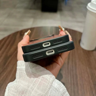 For Magsafe Leather Shockproof Phone Cases For iPhone 17 16 15 14 13 12 11 Pro Max 16e Plus Air Magnetic Wireless Charge Cover - Smarsty