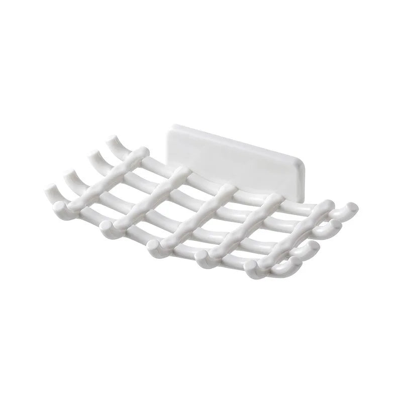 Wall Mounted Soap Dish With Drainage Shelf For Elegant Bathrooms - Smarsty