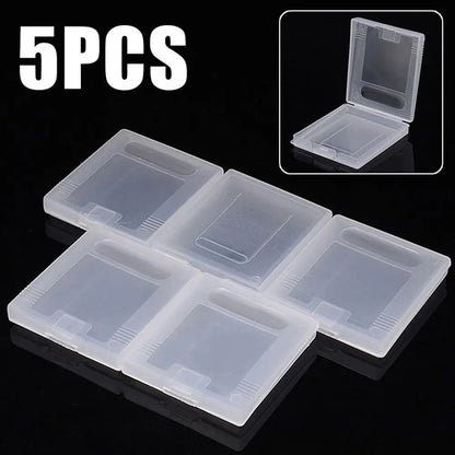 5 Pack Transparent Game Card Cases for Nintendo GBC - Smarsty