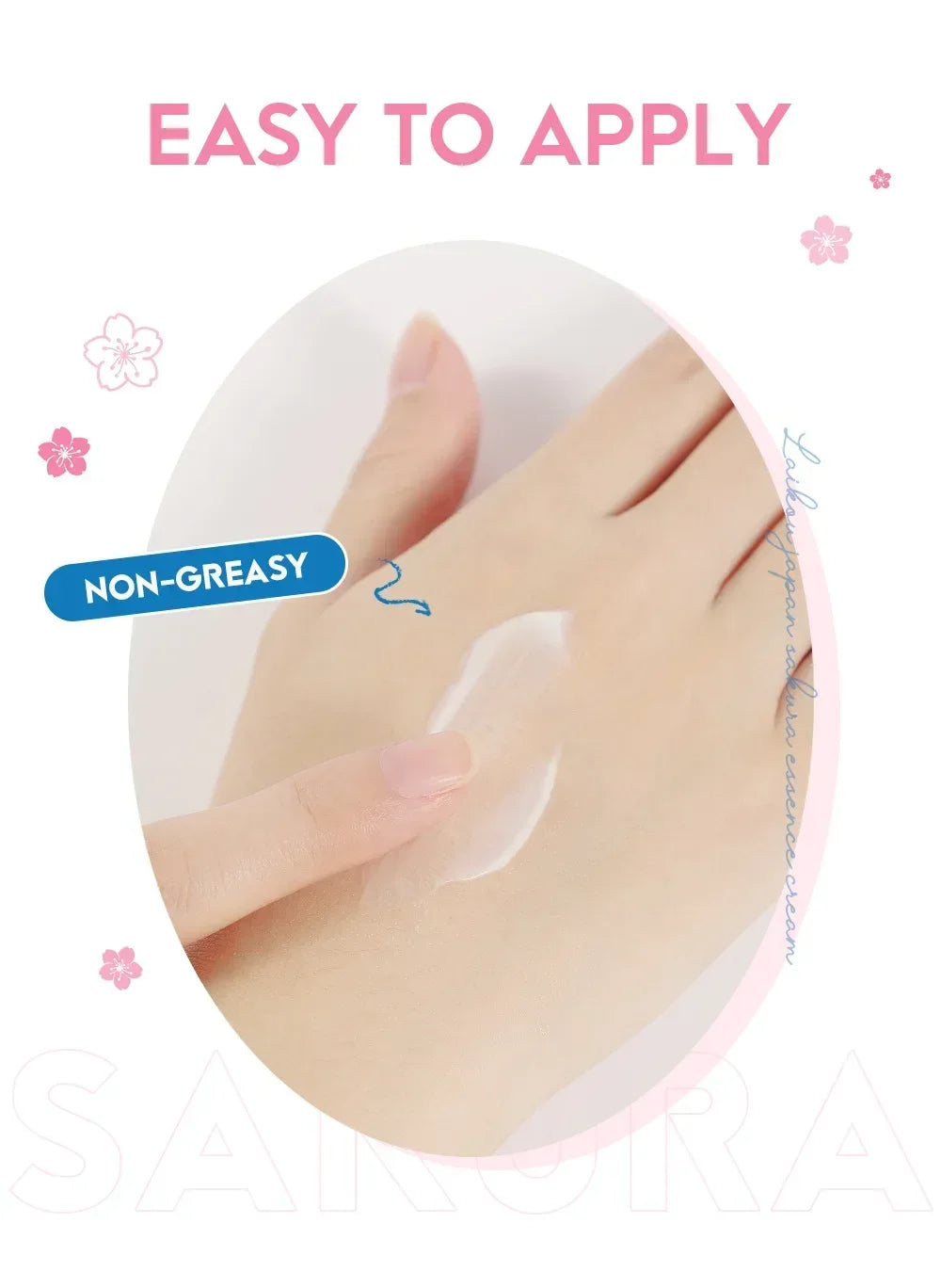 LAIKOU Japan Sakura Face Cream for Smooth Radiant Skin - Smarsty