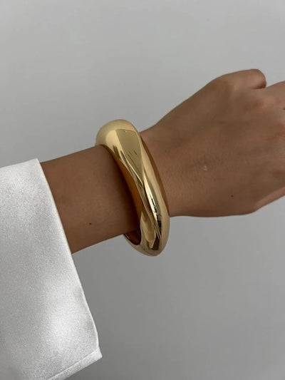 Vintage Hip Hop Metal Cuff Bangles for Women - Smarsty