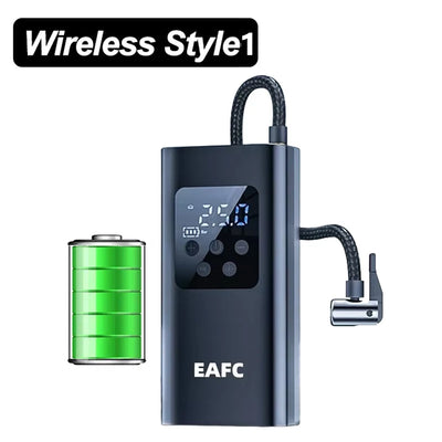 Car Air Pump Air Compressor 12V 150PSI Electric Wireless Portable Tire Inflator Pump for Motorcycle Bicycle Car Tyre Ball - Smarsty