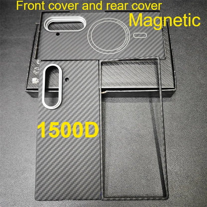 Aramid Magnetic Case For Z Fold 7 Carbon Fiber MagSafe - Smarsty