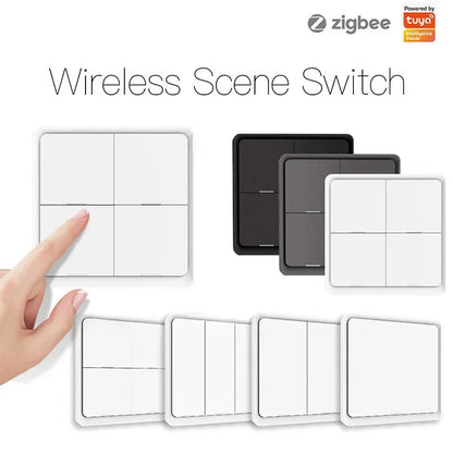 Tuya Smart Wireless Zigbee Wall Light Switch - Smarsty