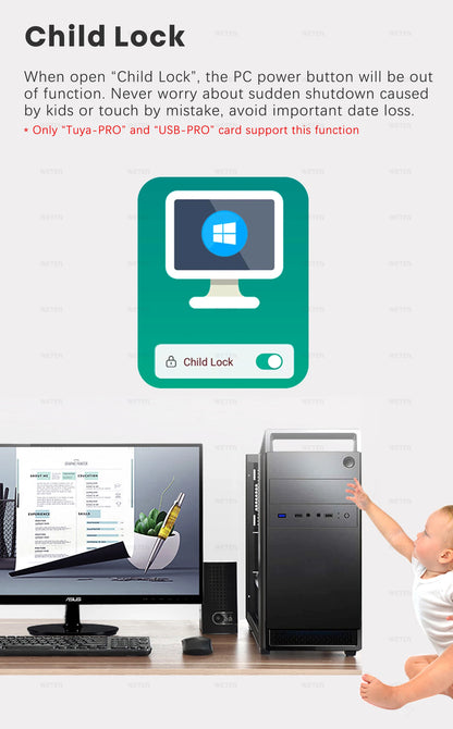 Smart Wifi Power Reset Switch for PC Control - Smarsty