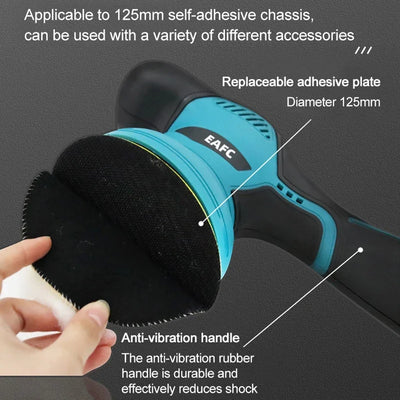 Cordless Car Polisher 12V 8 Speeds Noiseless Polishing - Smarsty