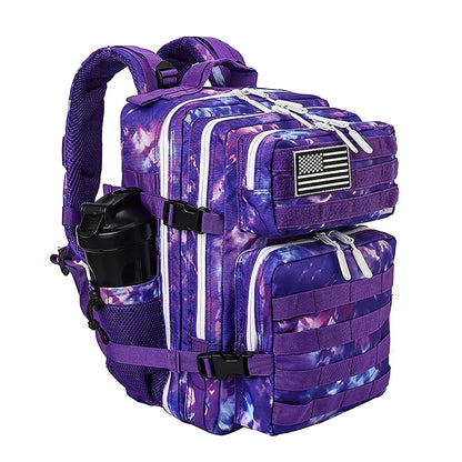 LHI 45L/35L/25L Tactical Backpack for Men and Women Waterproof Athlete Gym Outdoor Bag Travel Hiking Rucksack with Bottle Holder - Smarsty