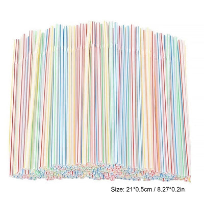 Colorful Flexible Plastic Drinking Straws for Parties - Smarsty