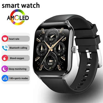Ultra Thin Smart Watch with AMOLED Display and Call Reminder - Smarsty