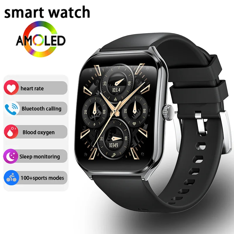 Ultra Thin Smart Watch with AMOLED Display and Call Reminder - Smarsty