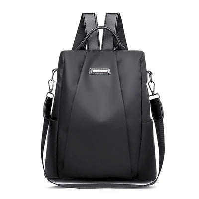 New Women's Multifunction Backpack Casual Solid Color School Bag  For Girls Fashion Detachable Strap Travel Shoulder Bag - Smarsty