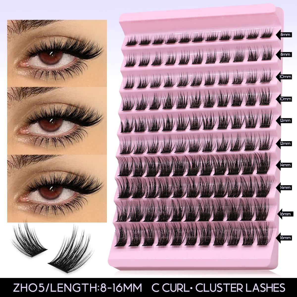 GROINNEYA DIY Lash Extension Kit with Strong Hold Bonds - Smarsty