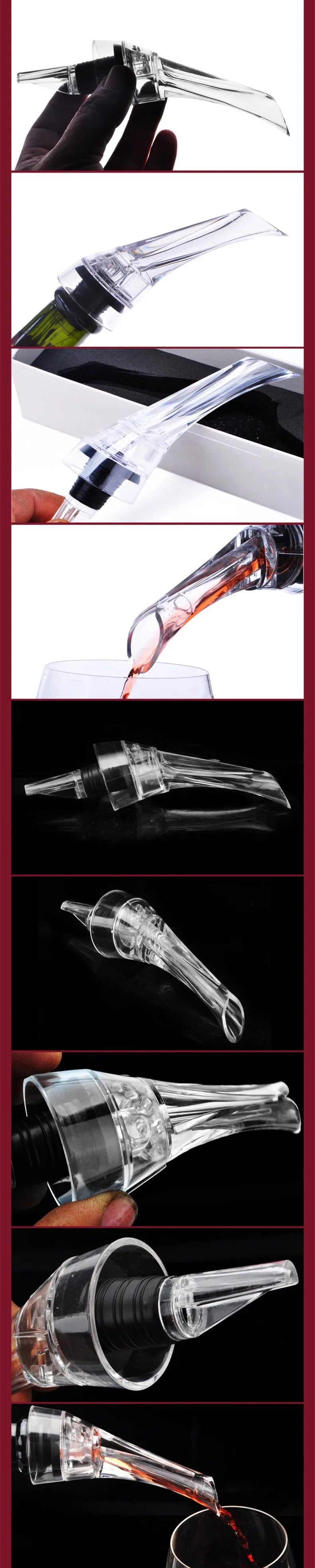 Premium Acrylic Wine Aerator Pourer for Fast Decanting - Smarsty
