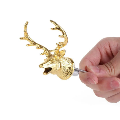 Deer Head Wine Pourer Stopper for Easy Aeration - Smarsty