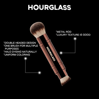 Hourglass No 26 Double Head Retractable Foundation Brush - Smarsty