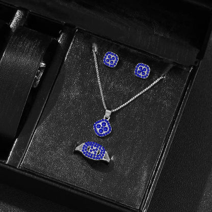 Luxury Cube Jewelry Set for Women Elegant Gift - Smarsty