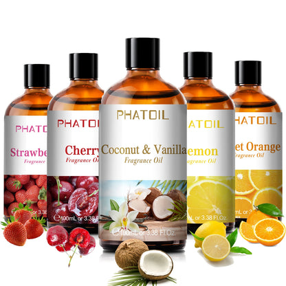 PHATOIL 100ml Aromatherapy Fragrance Oil Pure Essential Oils - Smarsty