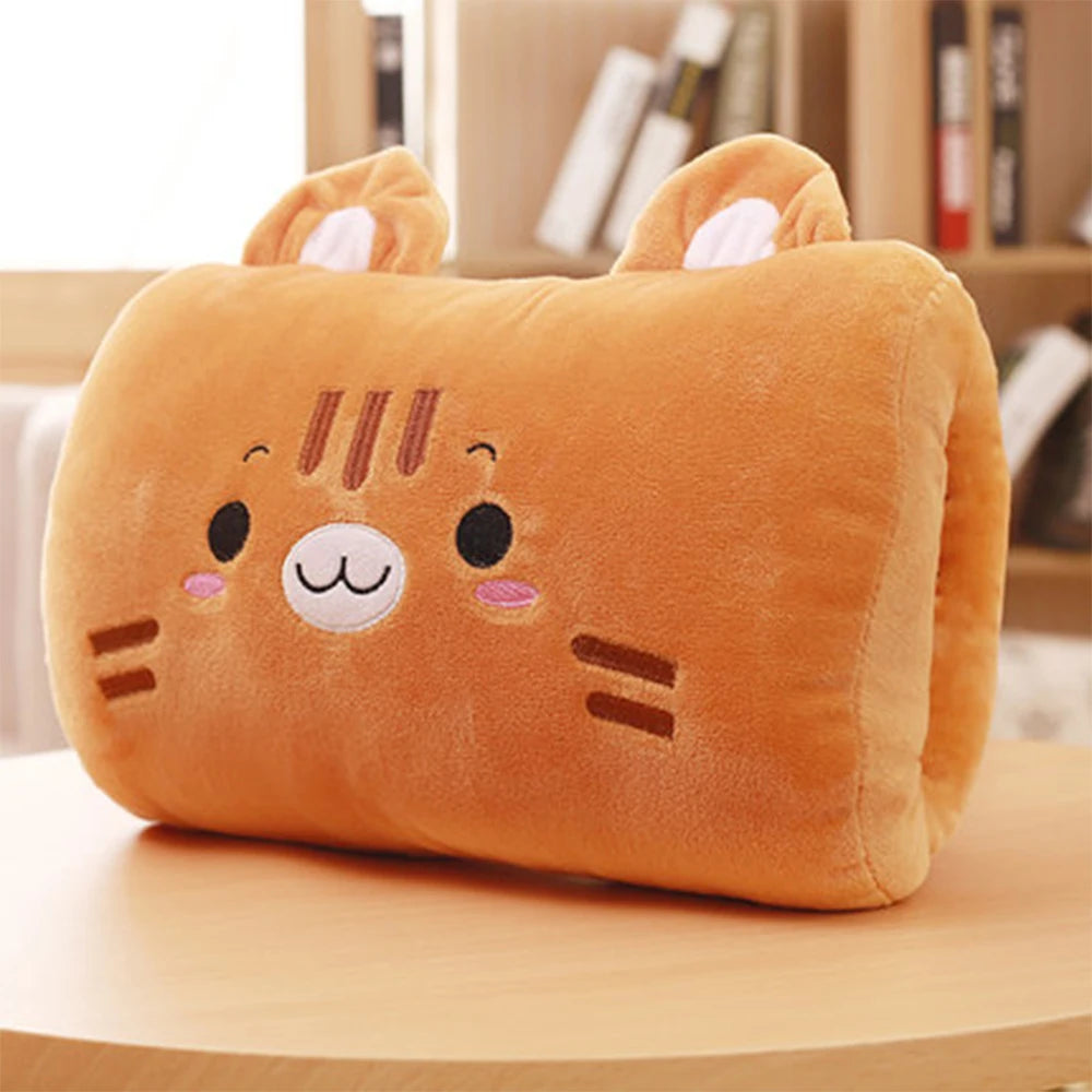 Kids Cartoon Plush Hand Warmer Soft Pillow Gift - Smarsty