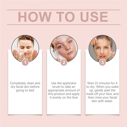 Korean Collagen Overnight Peel Off Facial Mask Set - Smarsty