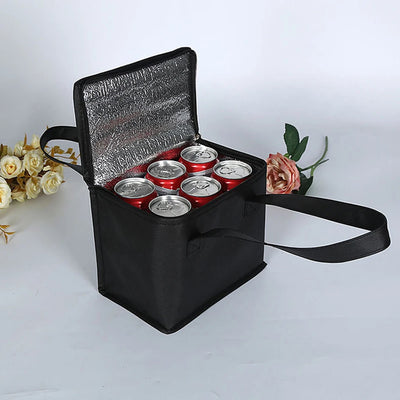 Portable Lunch Cooler Bag Folding Insulation Picnic Ice Pack Food Thermal Bag Drink Carrier Insulated Bags Beer Delivery Bag - Smarsty